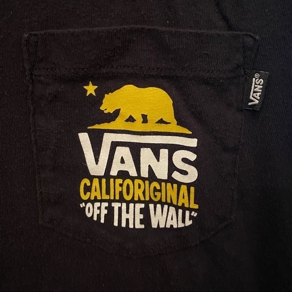 VANS Black Graphic T-Shirt Size Medium - Picture 2 of 4
